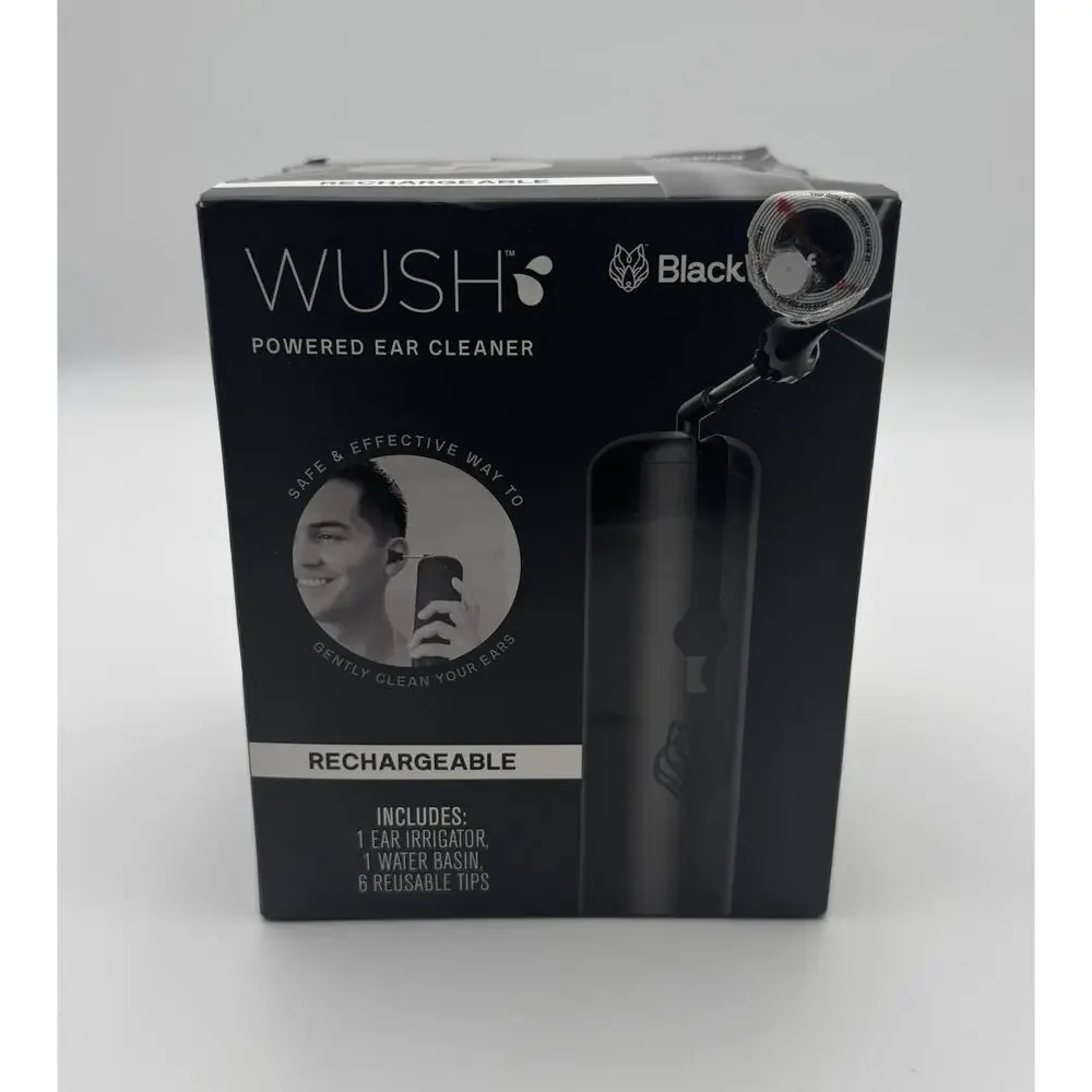 BRAND NEW BLACK WOLF WUSH 2.0 POWERED EAR CLEANER WUSH0706
